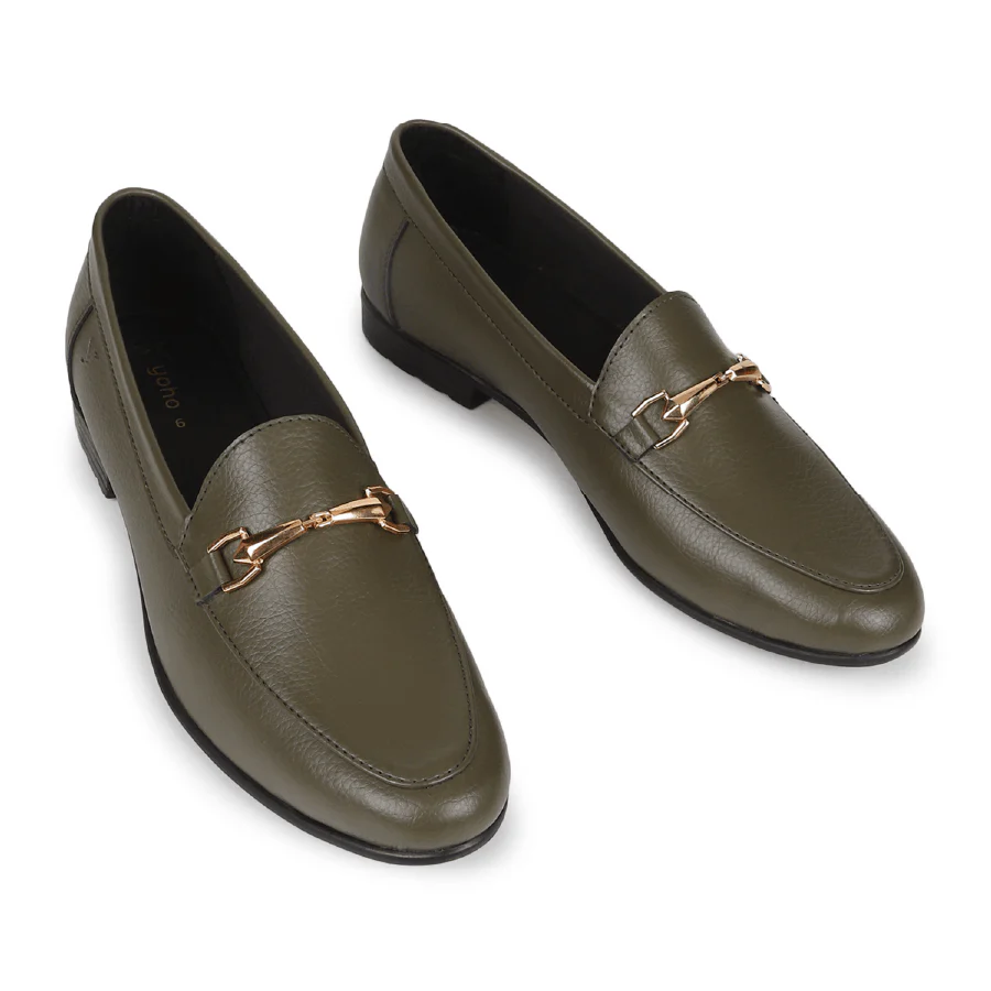 Bliss Formal Classic Buckle Loafers for Women - Image 6