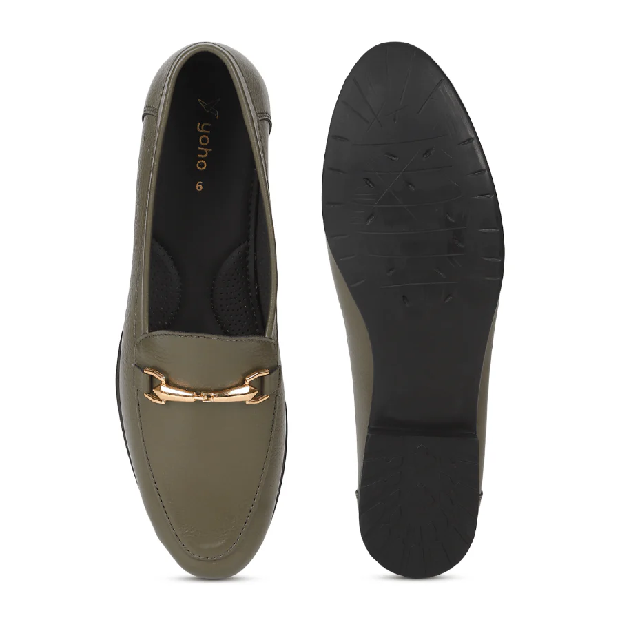 Bliss Formal Classic Buckle Loafers for Women - Image 8