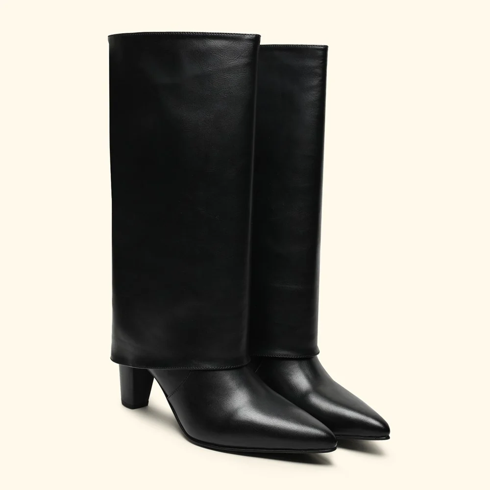 Envelope OG Knee Fold Over Boot for Women - Image 3