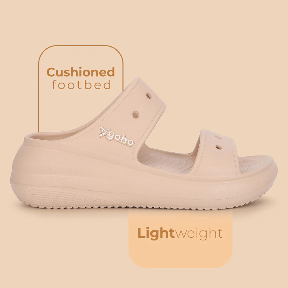 Double Strap Clog Sandals for Women - Image 10