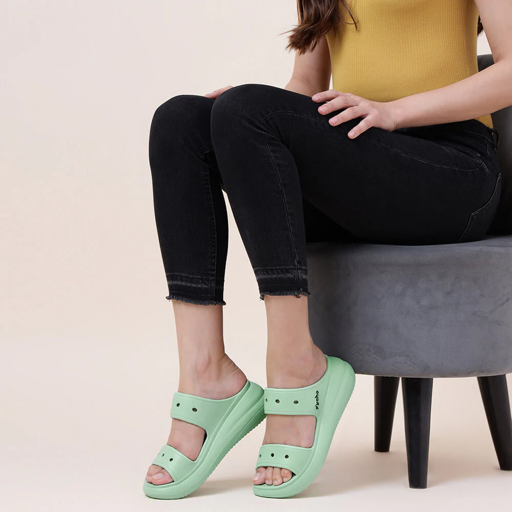 Double Strap Clog Sandals for Women - Image 19