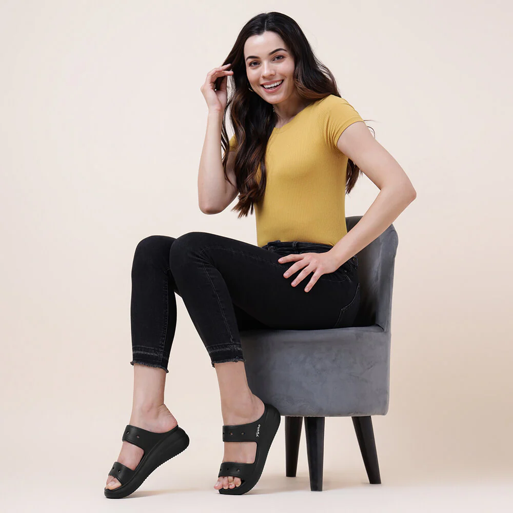 Double Strap Clog Sandals for Women - Image 7