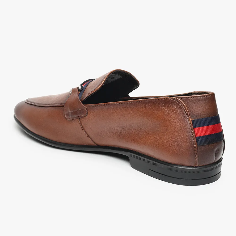 DualTone Wing Loafers for Men - Brown - Image 5