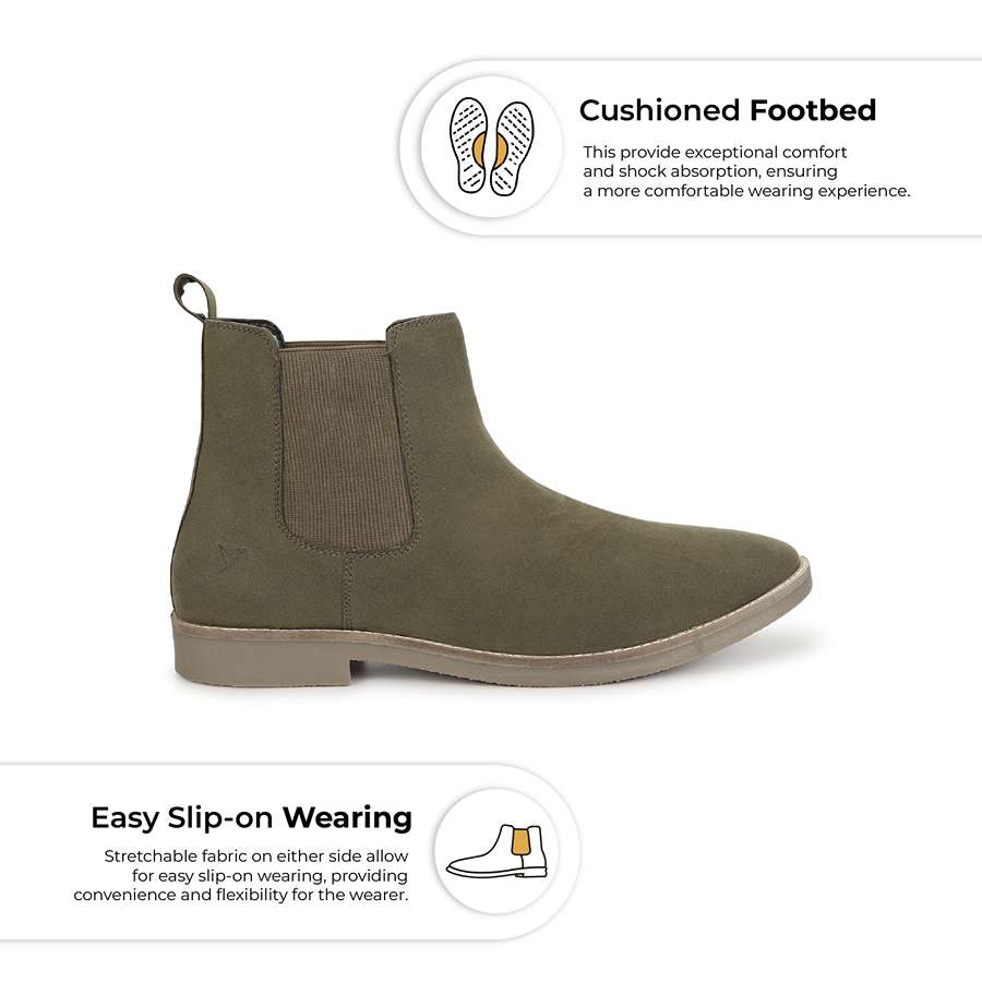 Men Chelsea Boots Suede - Image 14