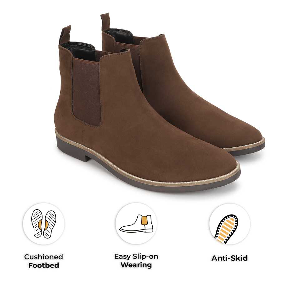 Men Chelsea Boots Suede - Image 18