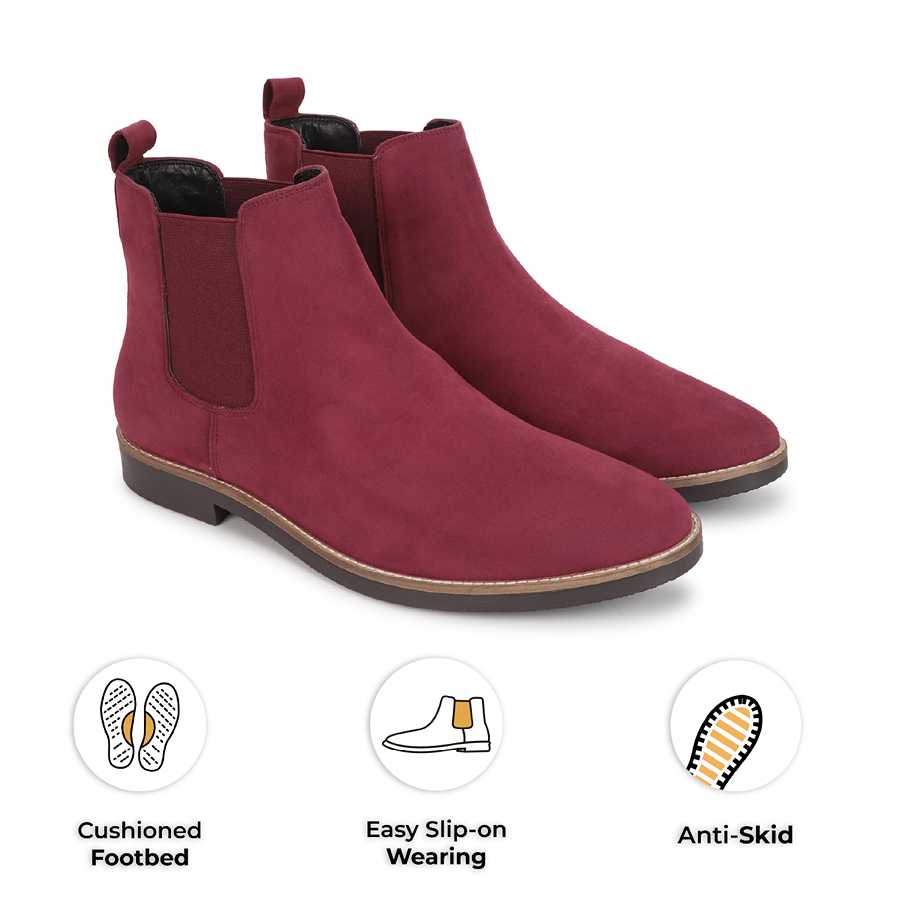 Men Chelsea Boots Suede - Image 33