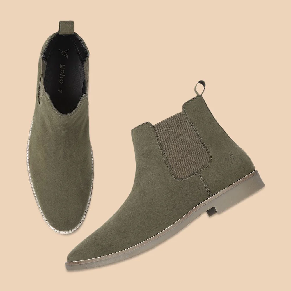 Men Chelsea Boots Suede - Image 43