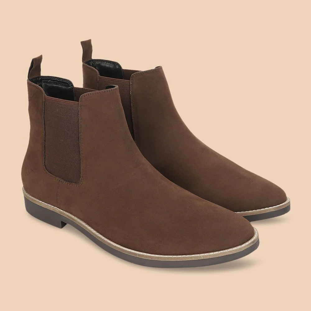 Men Chelsea Boots Suede - Image 47