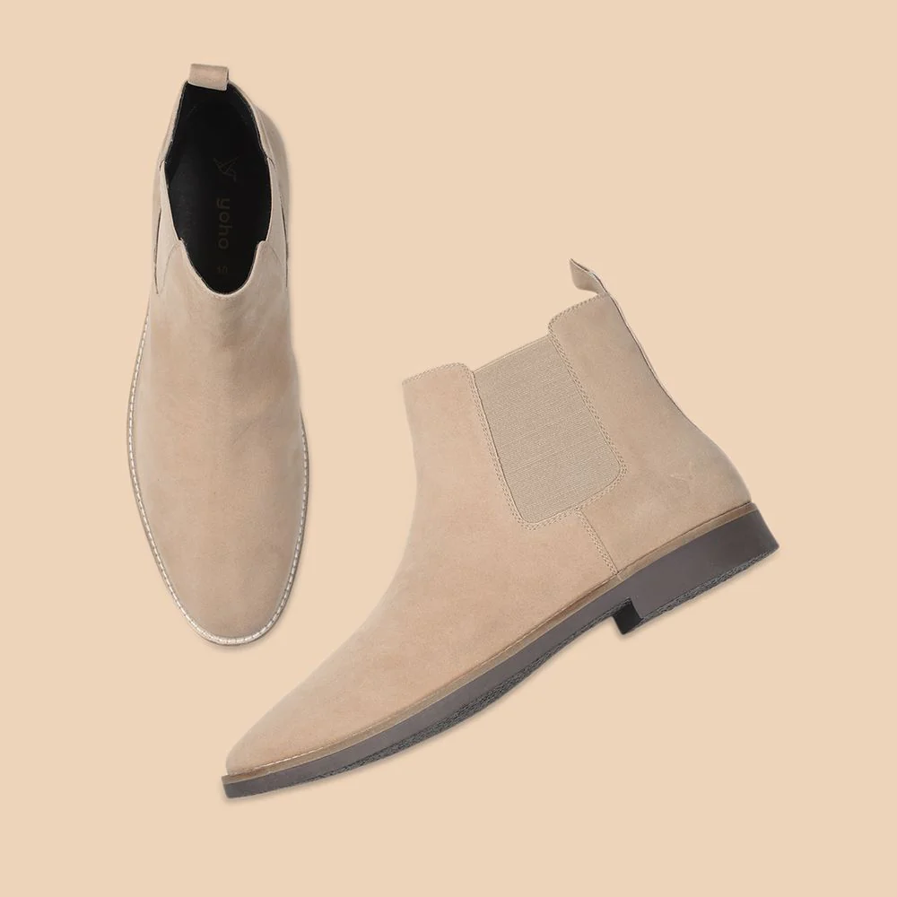 Men Chelsea Boots Suede - Image 55