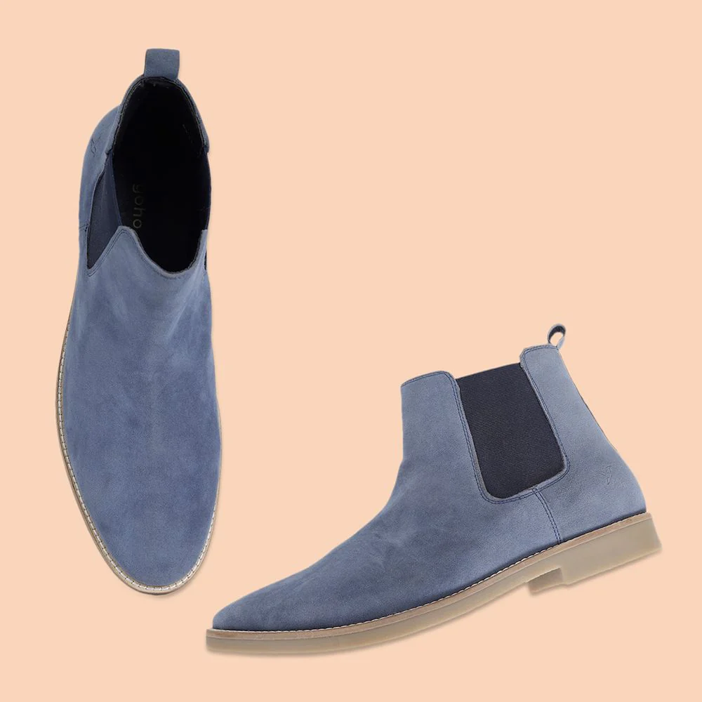 Men Chelsea Boots Suede - Image 60
