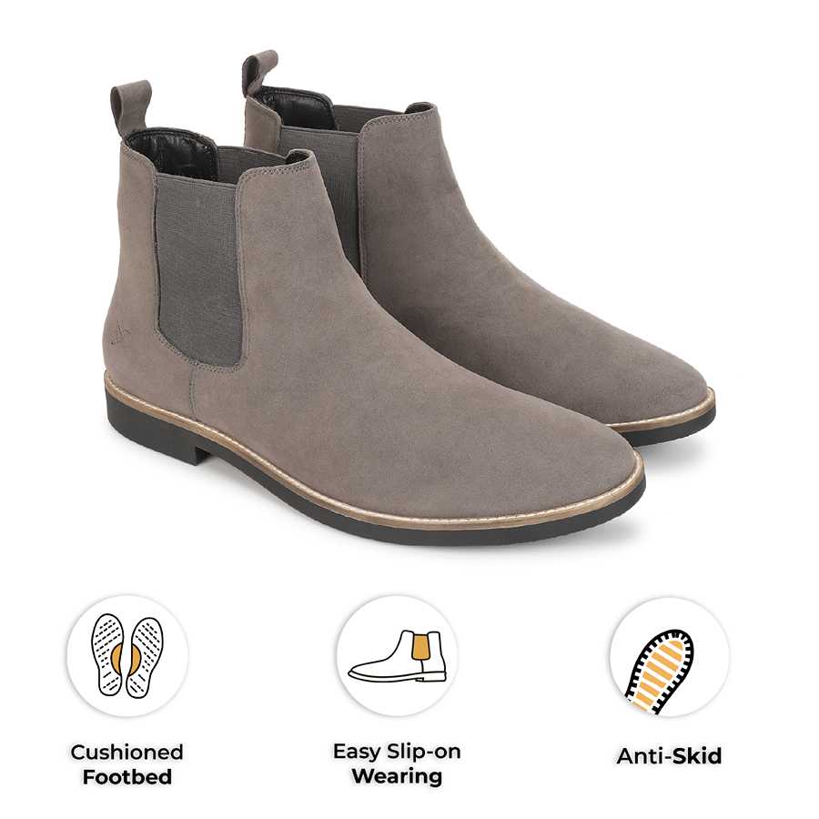 Men Chelsea Boots Suede - Image 7