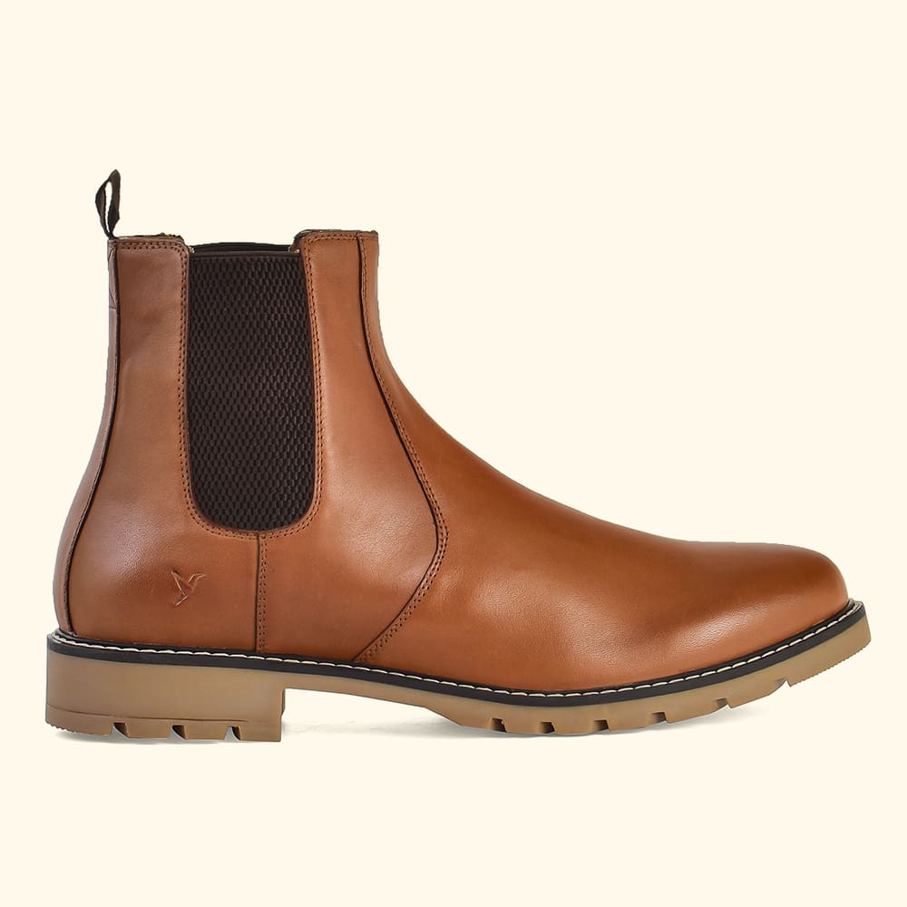 Men Chelsea Leather Boots - Image 13