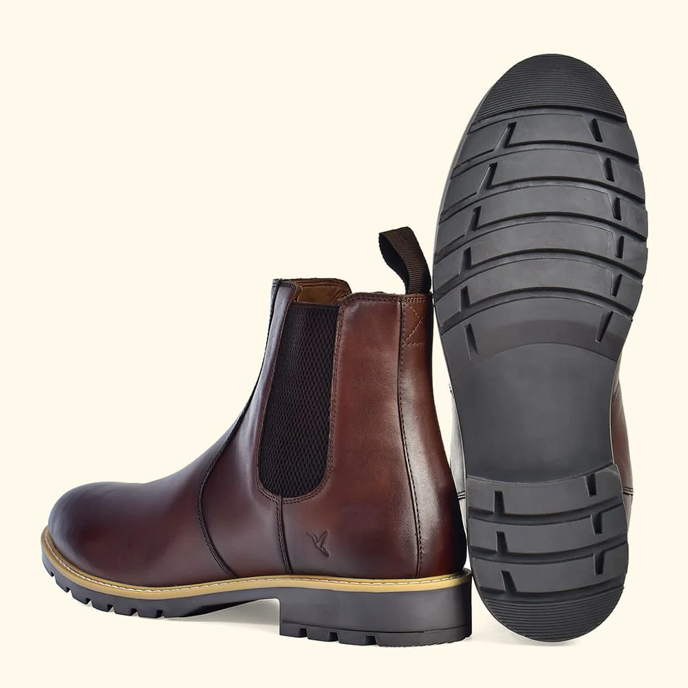 Men Chelsea Leather Boots - Image 19