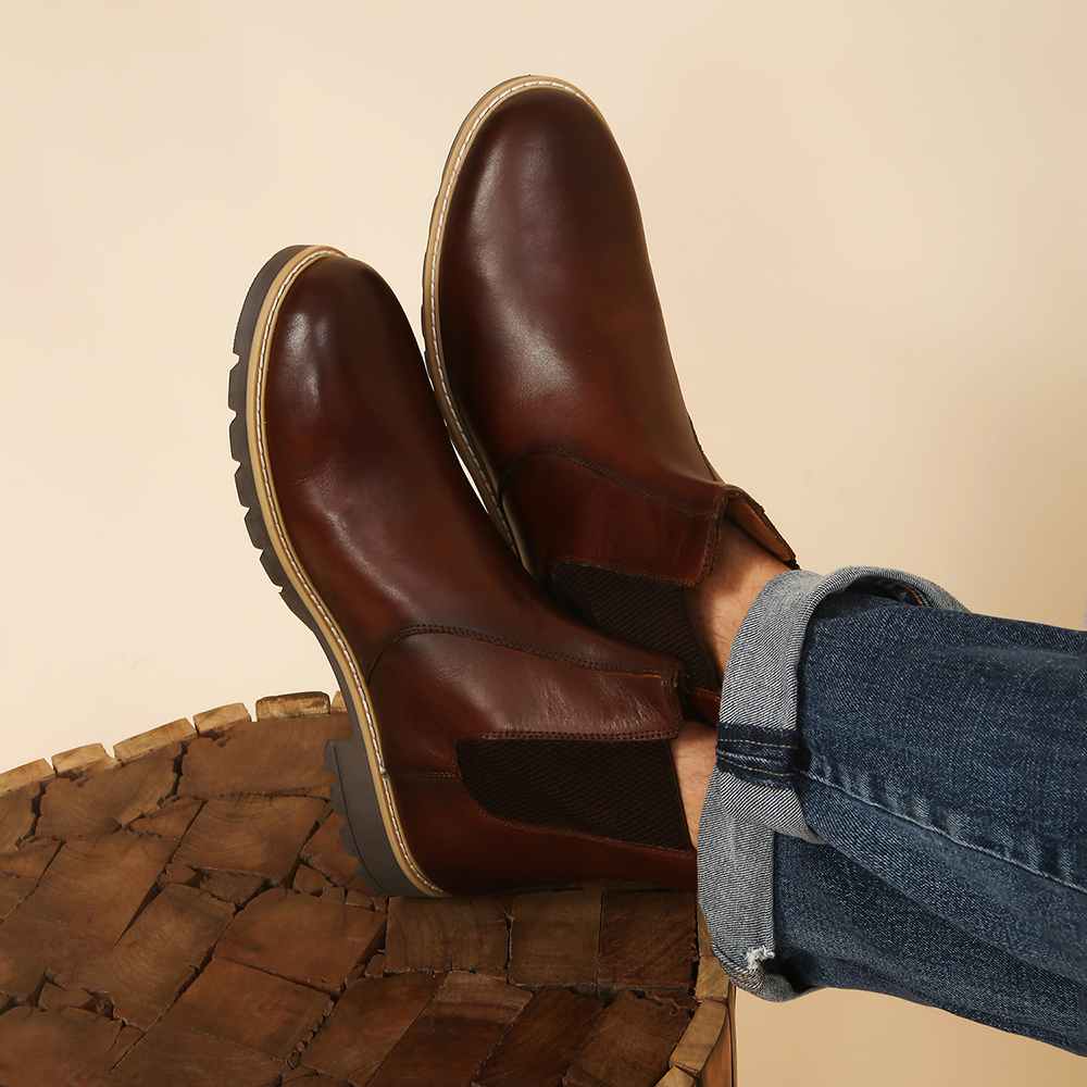 Men Chelsea Leather Boots - Image 20