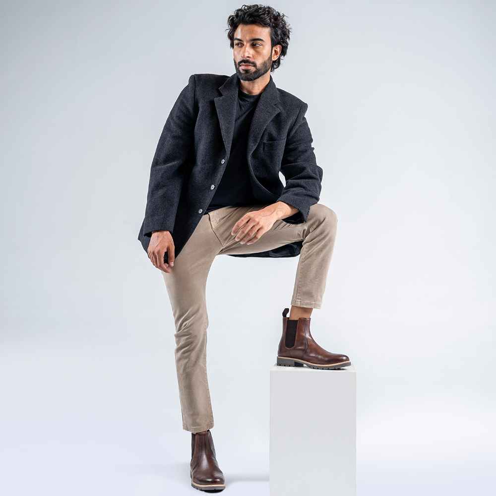 Men Chelsea Leather Boots - Image 22