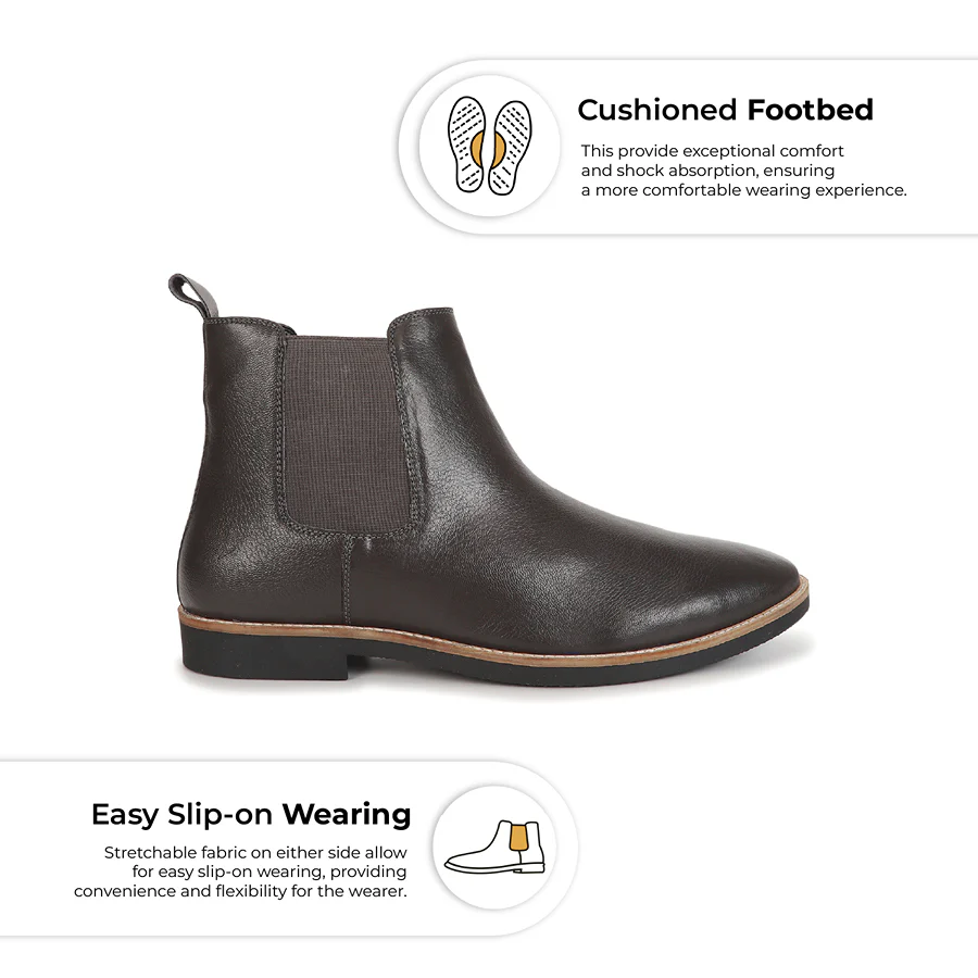 Men Chelsea PU Boots - Image 13