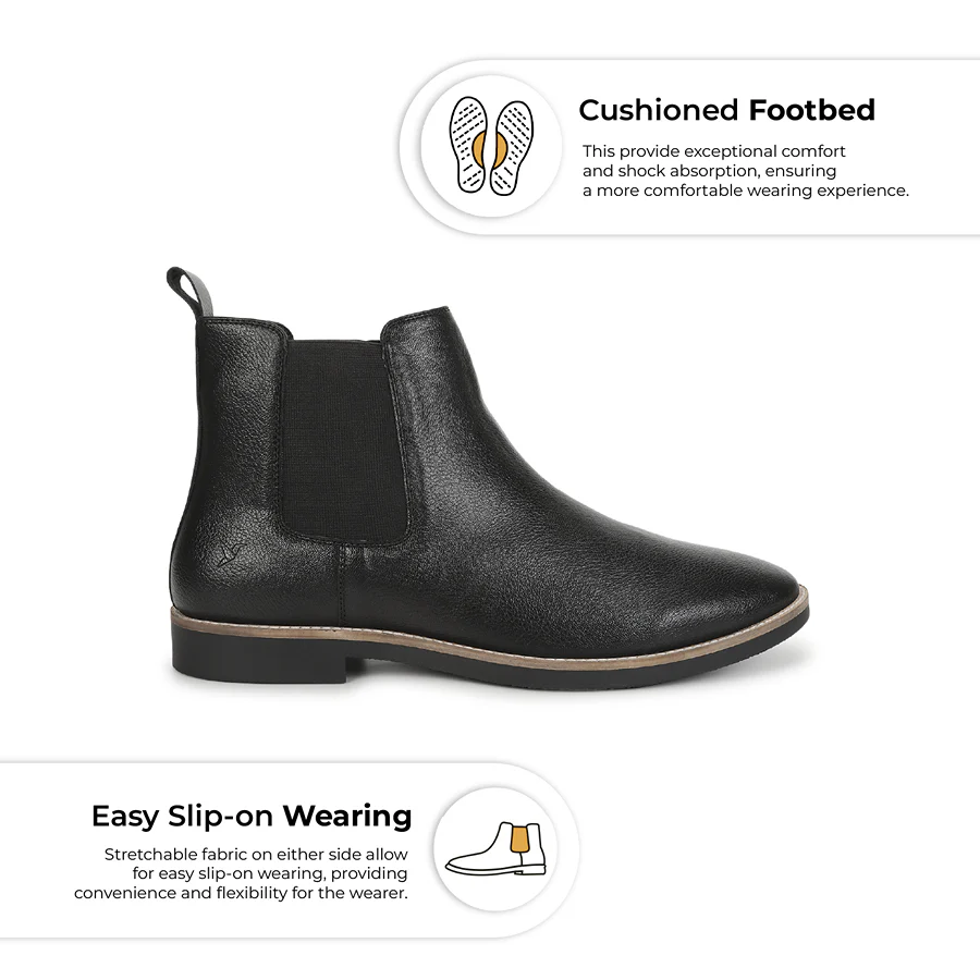 Men Chelsea PU Boots - Image 3