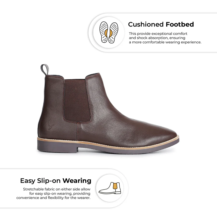 Men Chelsea PU Boots - Image 33