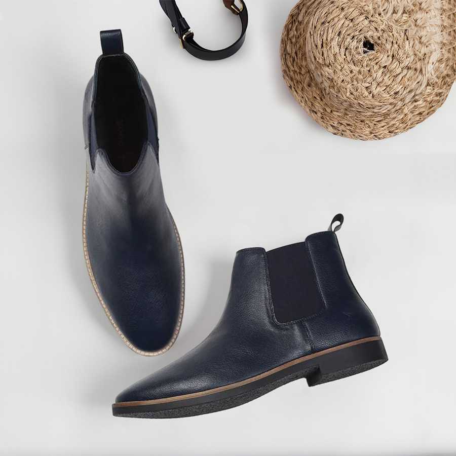 Men Chelsea PU Boots - Image 6