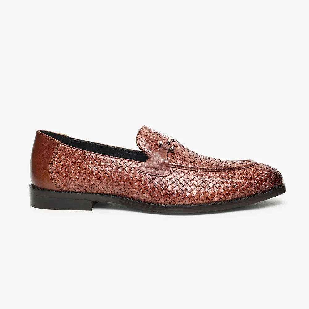 Oxford Loafers for Men - Brown - Image 3