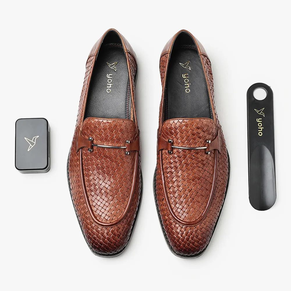 Oxford Loafers for Men - Brown - Image 4