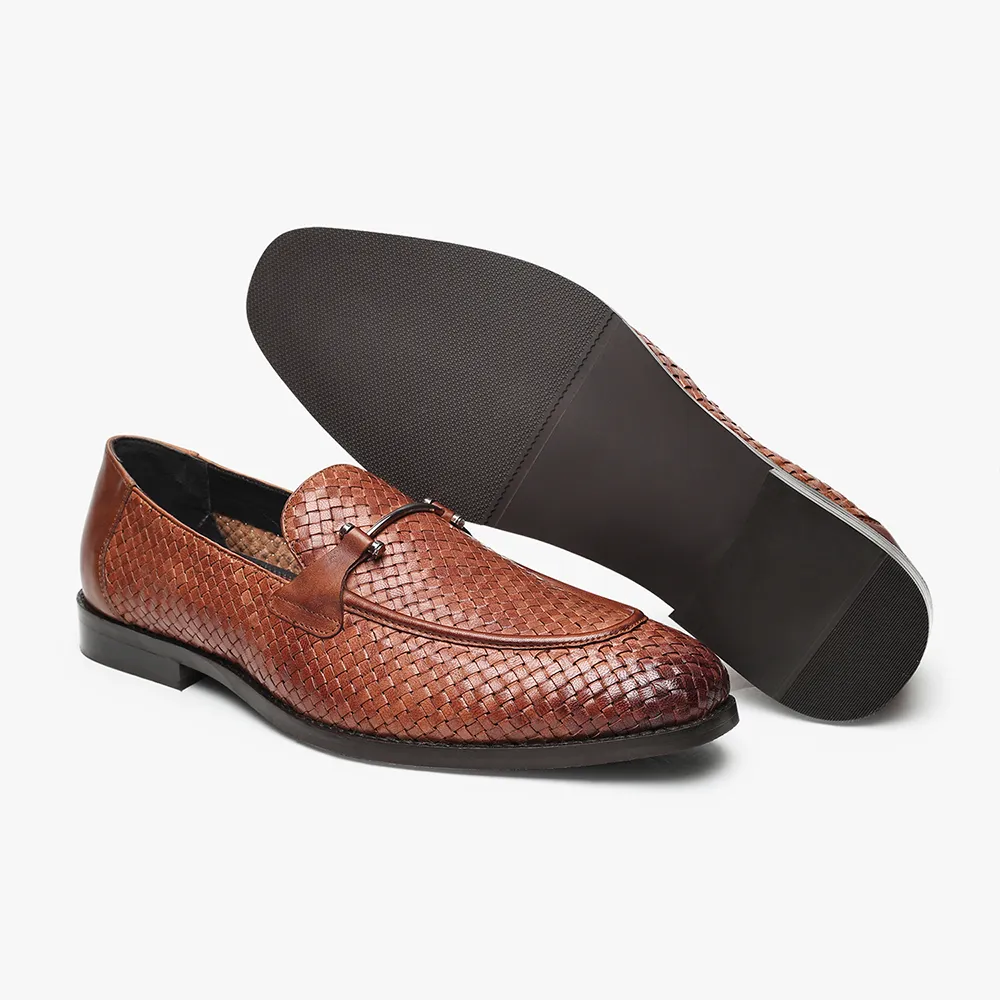 Oxford Loafers for Men - Brown - Image 6
