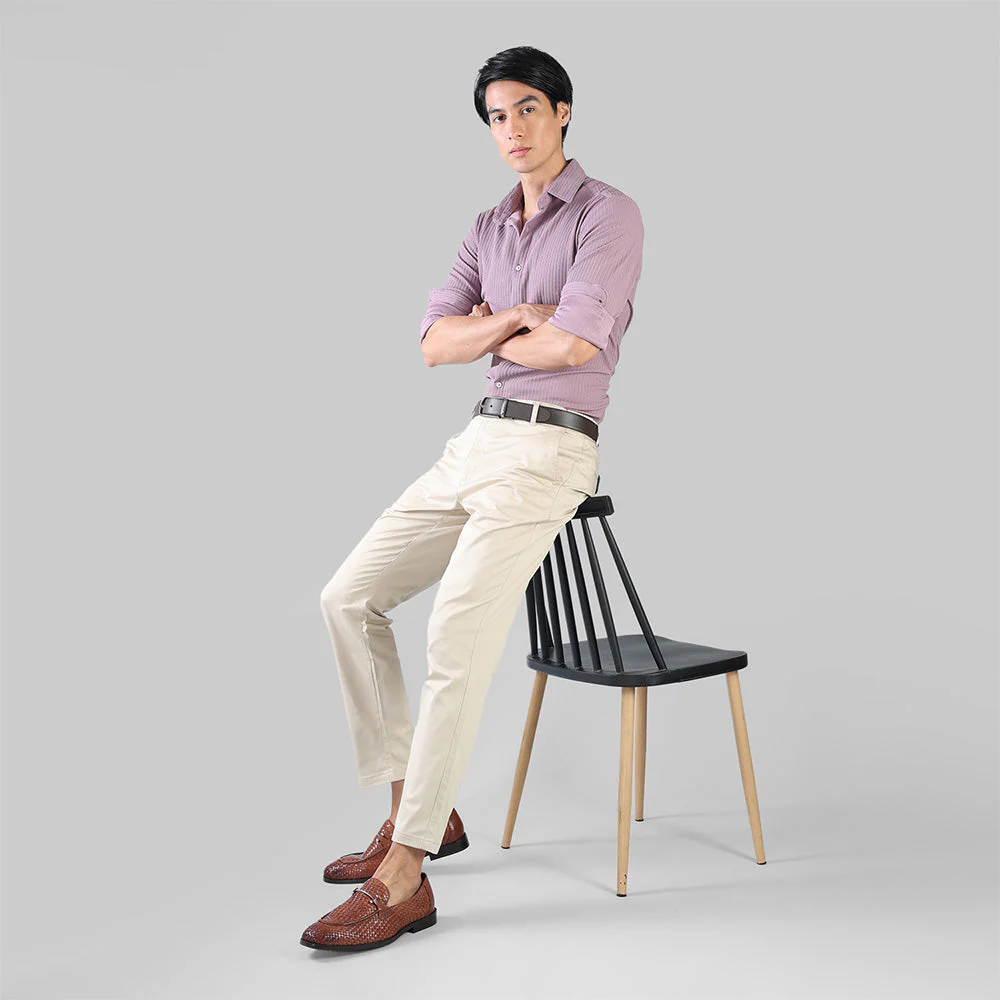 Oxford Loafers for Men - Brown - Image 7