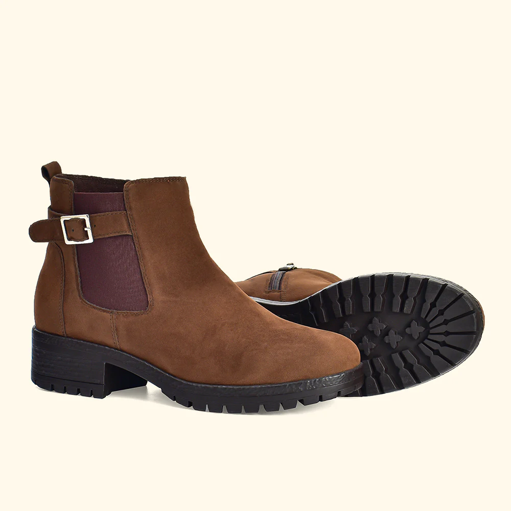 Women Chelsea Suede Boots - Image 23