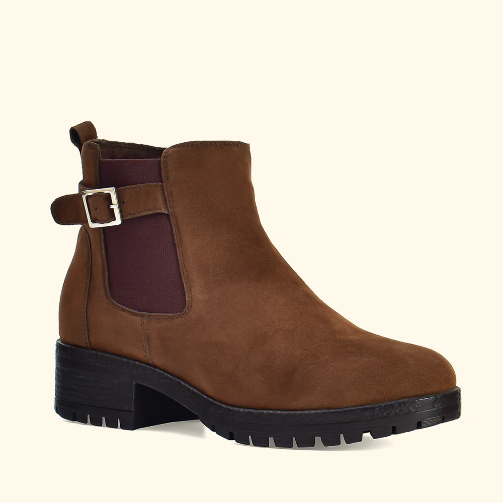 Women Chelsea Suede Boots - Image 24