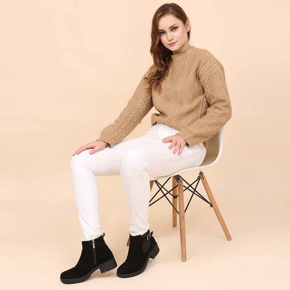 Women Chelsea Suede Boots - Image 6